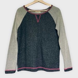 4/$25 Bobbie Brooks ladies gray crew neck sweater